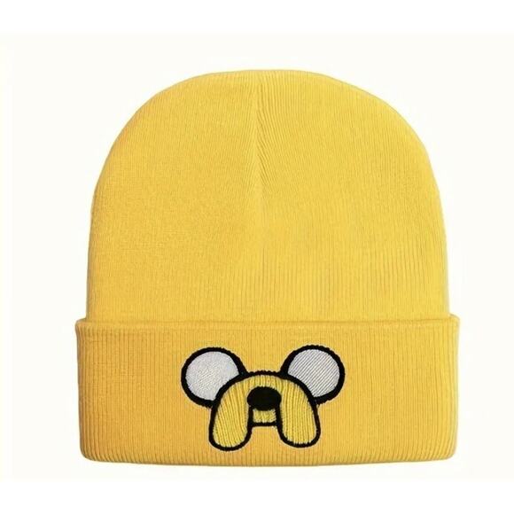 Adventure Time JAKE THE DOG Adult size Winter Knit Beanie Hat - Picture 4 of 4